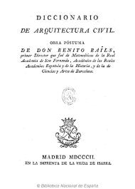 Diccionario de Arquitectura Civil